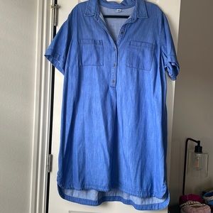 Old Navy Chambray Shirt Dress